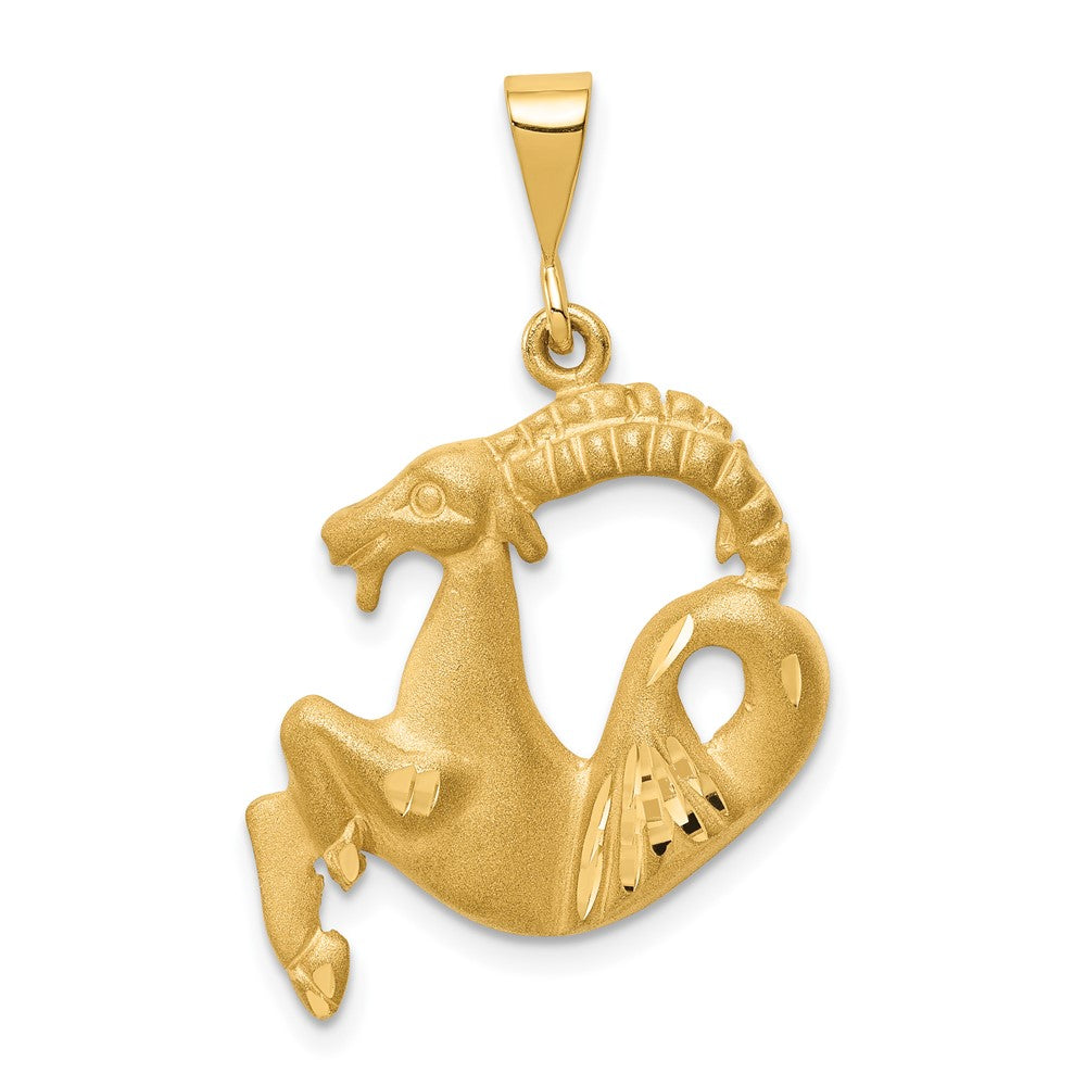 10K Gelbgold Capricorn Tierkreis Charm