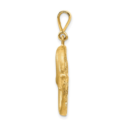 10K Gelbgold Pisces Tierkreis Charm