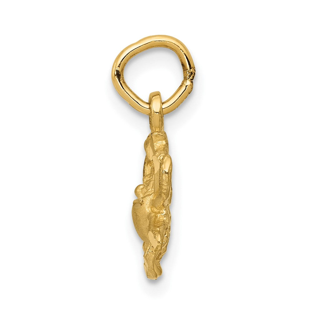 10K Gelbgold Cancer Tierkreis Charm