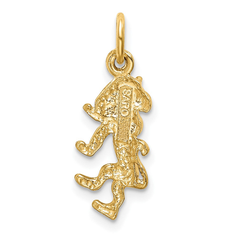 10K Gelbgold Leo Tierkreis Charm