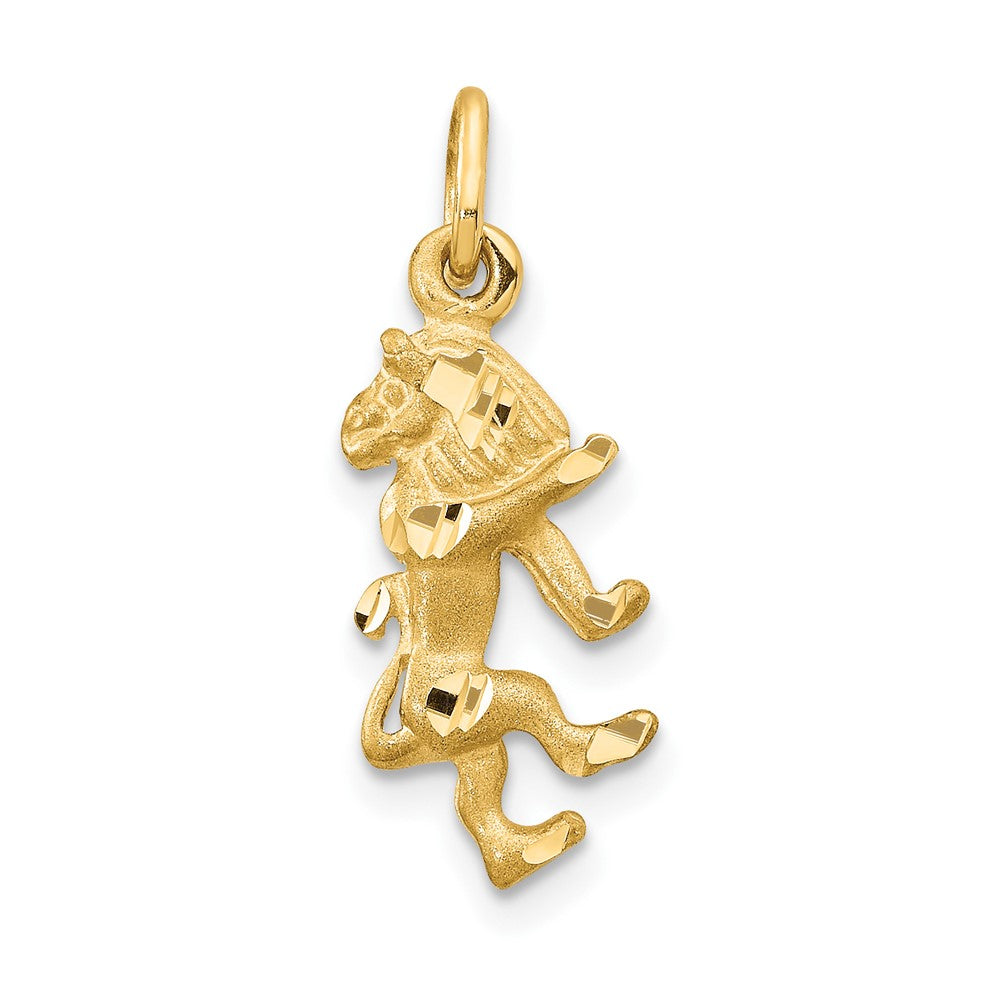 10K Gelbgold Leo Tierkreis Charm