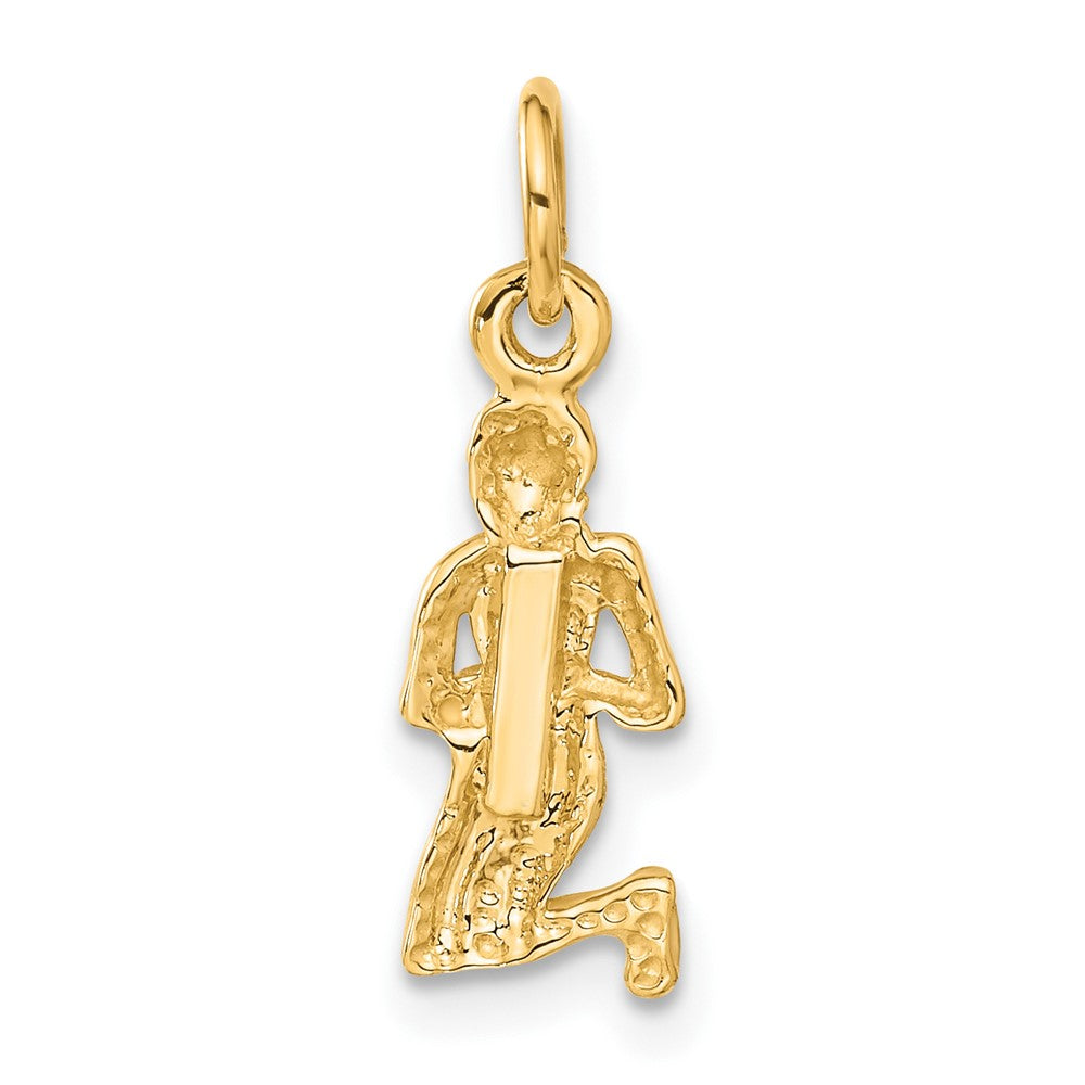 10K Gelbgold Virgo Tierkreis Charm