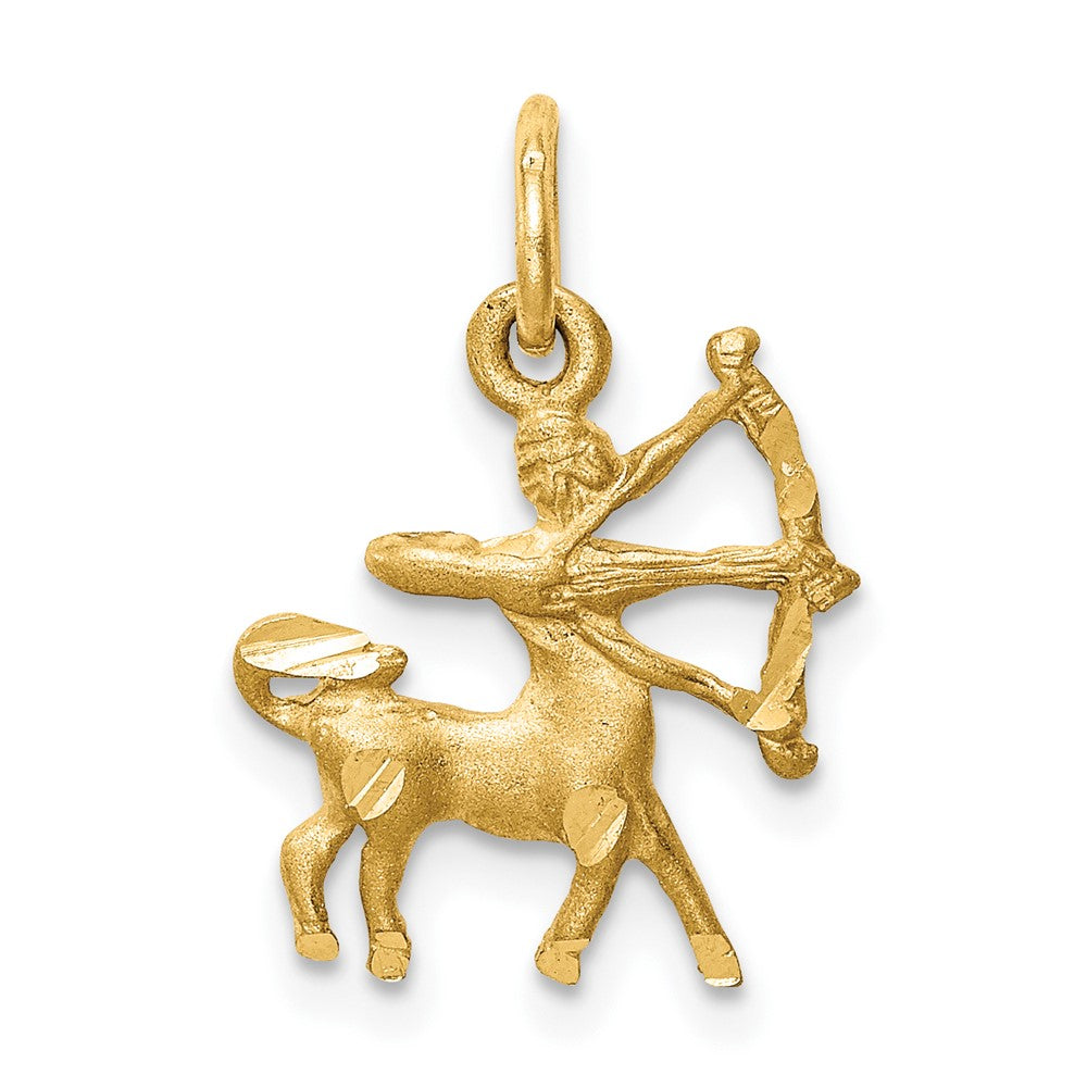 10K Gelbgold Sagittarius Tierkreis Charm