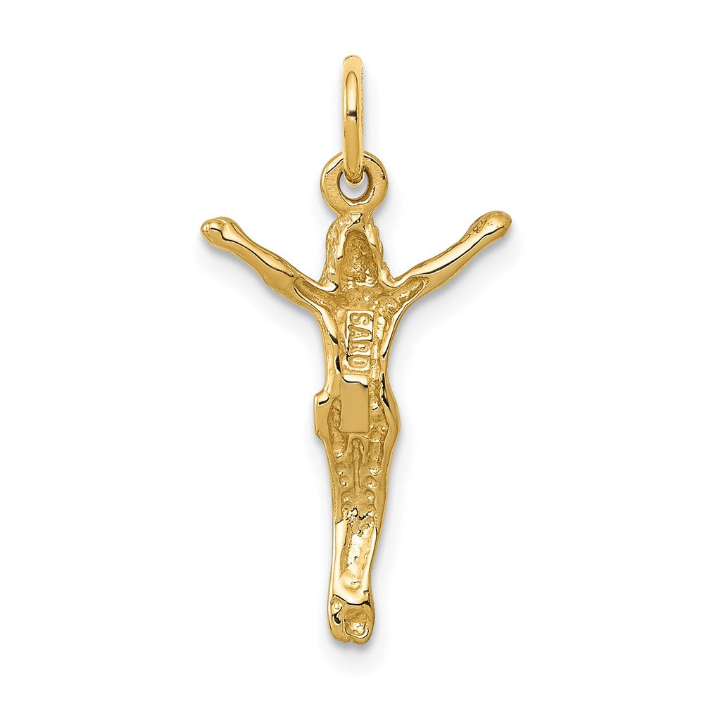 10K Gelbgold Kruzifix Charm