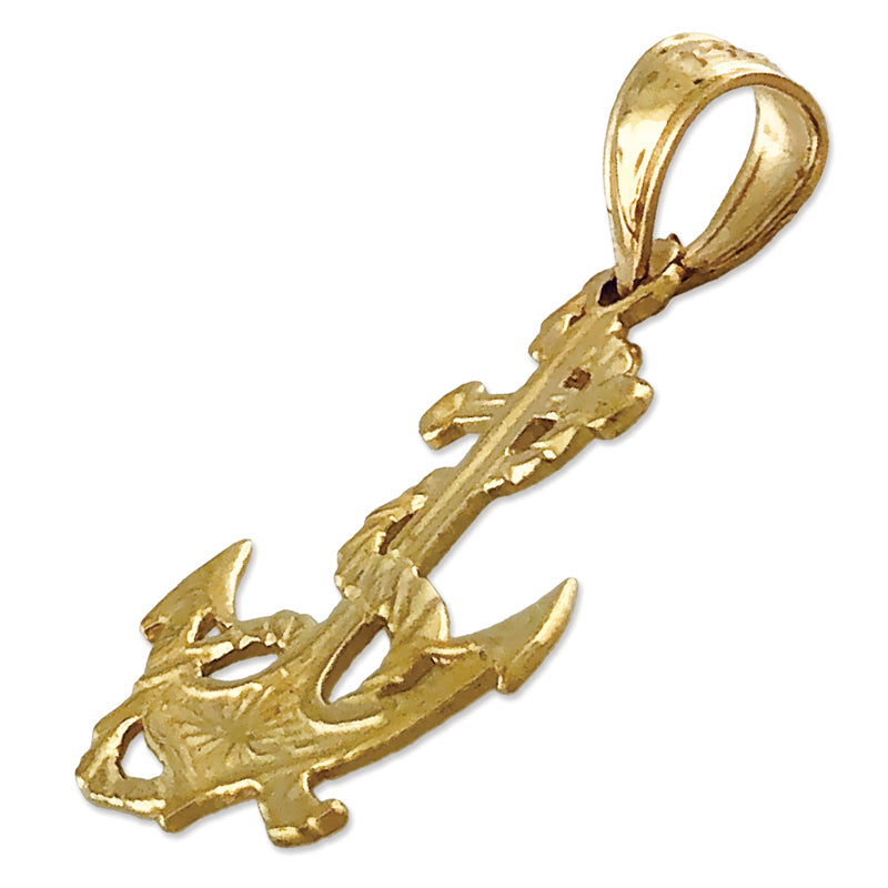 585 Gold Anker-Anhänger