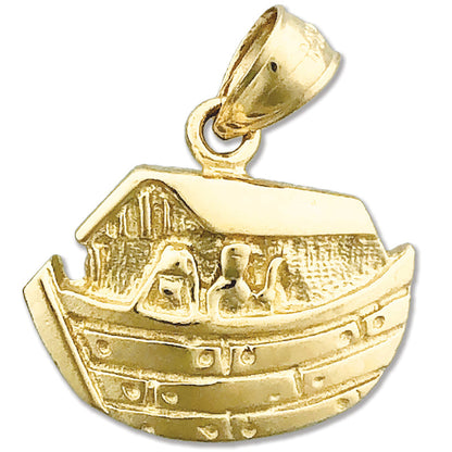 14K Gold Noahs Arche mit Noah Charm