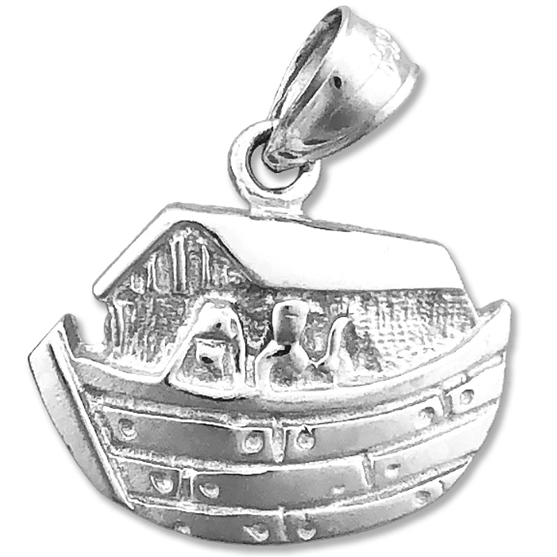 14K Gold Noahs Arche mit Noah Charm