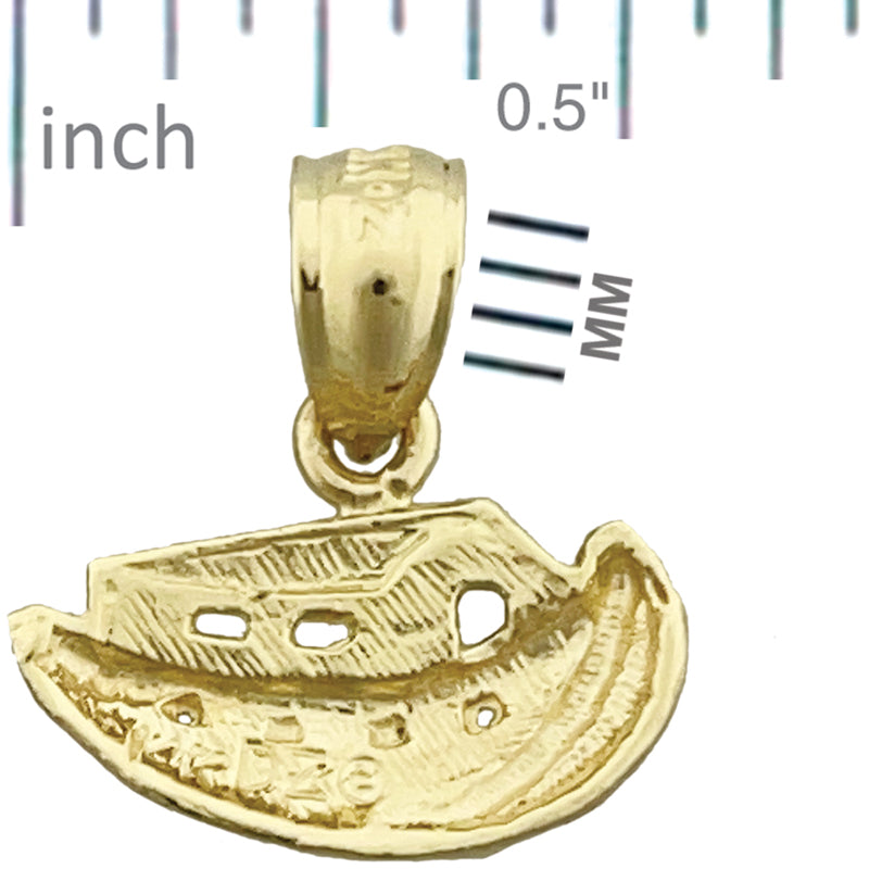 14K Gold Charm „Arche Noah“