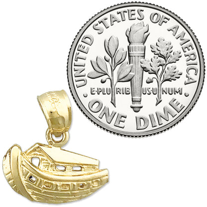 14K Gold Charm „Arche Noah“