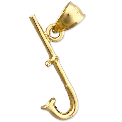 585 Gold 3D-Schnorchel-Charm