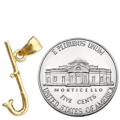 585 Gold 3D-Schnorchel-Charm