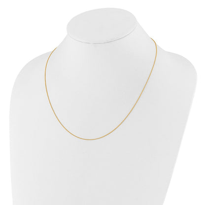 22 Zoll 14K Verstellbar.7mm Rund Ankerkette Halskette