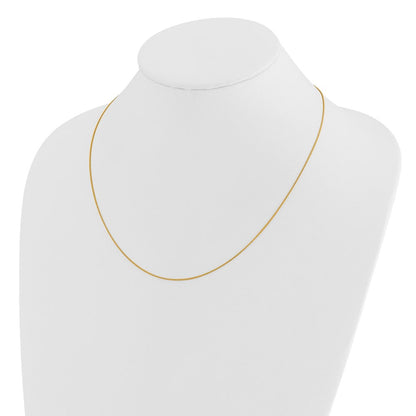 14K Verstellbar.85mm Weizen Halskette