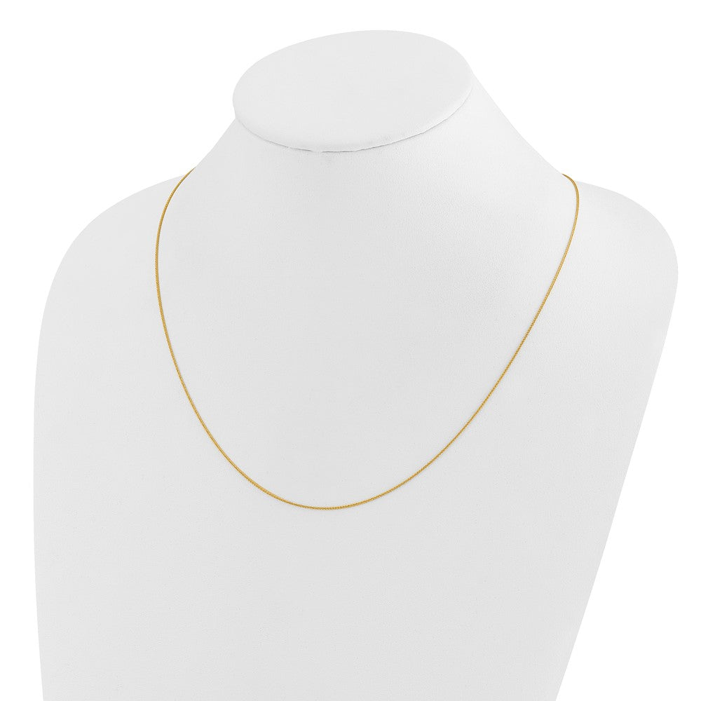 14K Verstellbar.85mm Weizen Halskette
