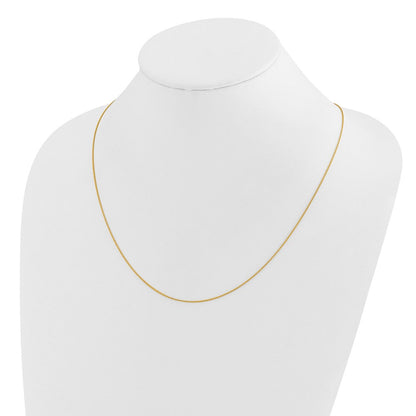 14K Verstellbar.85mm Weizen Halskette