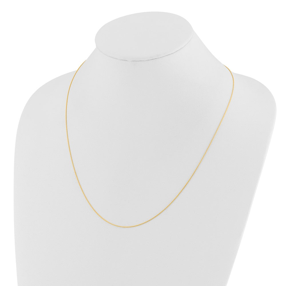 14K Verstellbar.8mm Diamantiert Weizen Halskette