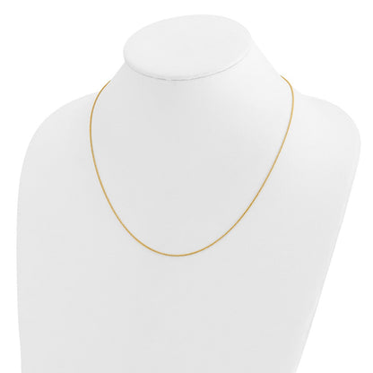 14K Verstellbar.95mm Diamantiert Weizen Halskette