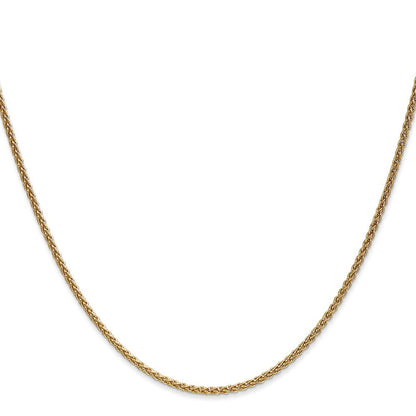 14K 1.65mm Ährenkette Halskette