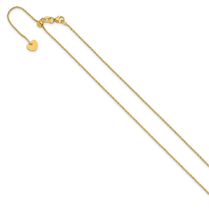 22 Zoll 14K Verstellbar.9mm Diamantiert Gedreht Venezianer Halskette