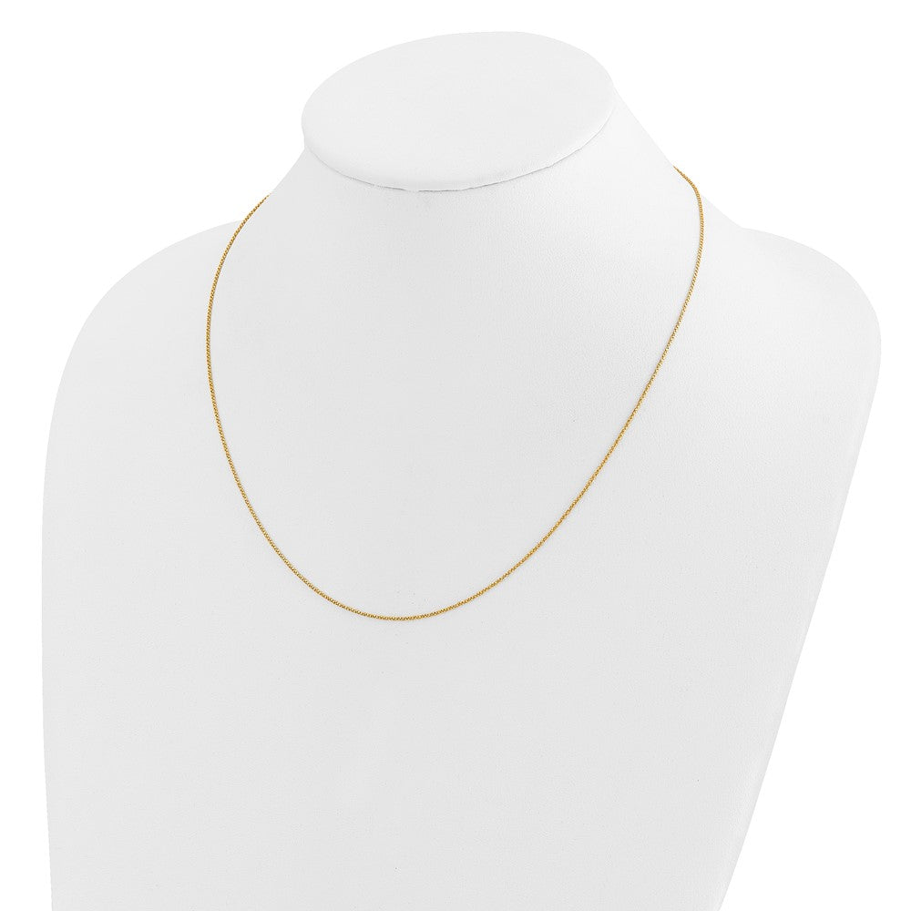 22 Zoll 14K Verstellbar.9mm Diamantiert Gedreht Venezianer Halskette