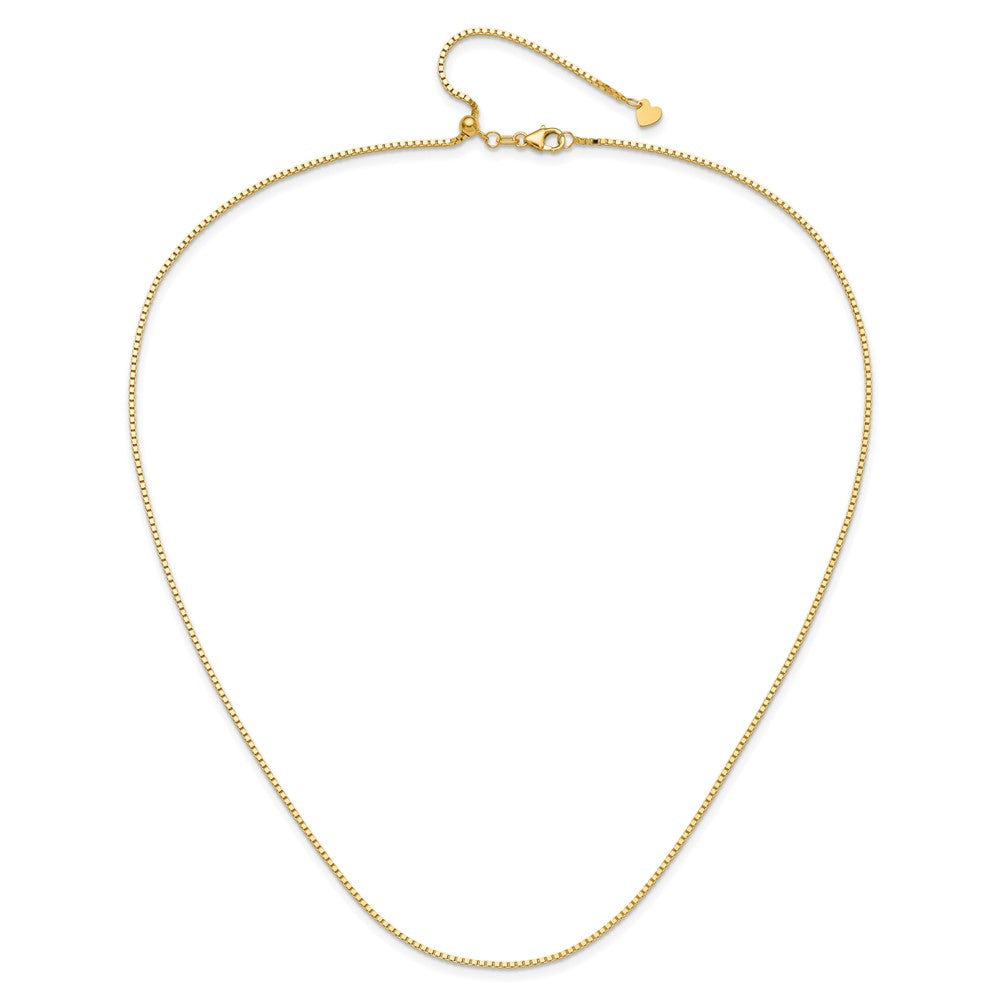 14K Verstellbar 1.2mm Venezianer Halskette