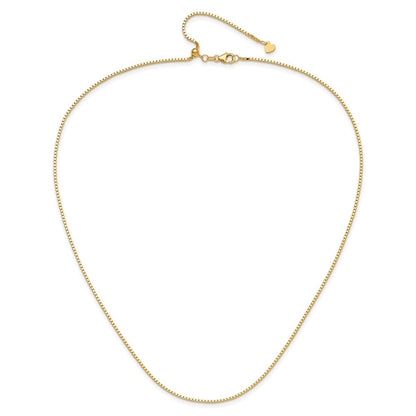 14K Verstellbar 1.2mm Venezianer Halskette