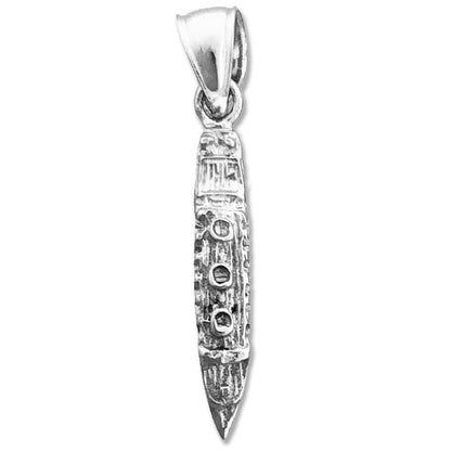 14K Gold 3-D Kreuzfahrtschiff-Charm