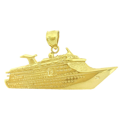 Anhänger Kreuzfahrtschiff aus 14K Gold