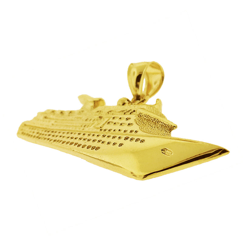Anhänger Kreuzfahrtschiff aus 14K Gold