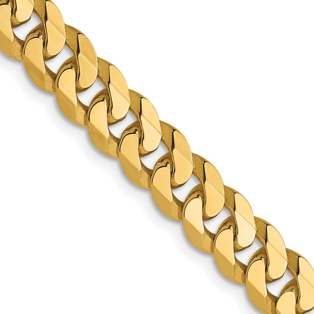 14K 6.1mm Flach Abgeschrägt Panzer Gliederarmband