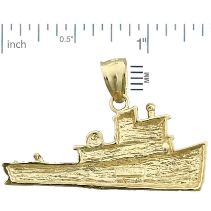 14K Gold Schlepper-Anhänger
