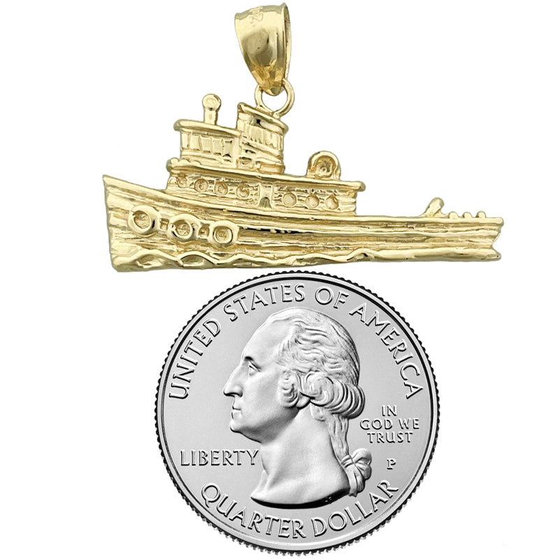 14K Gold Schlepper-Anhänger