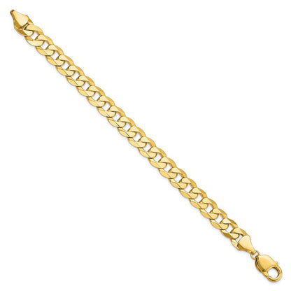 8 Zoll 14K 9.5mm Flach Abgeschrägt Panzer Gliederarmband