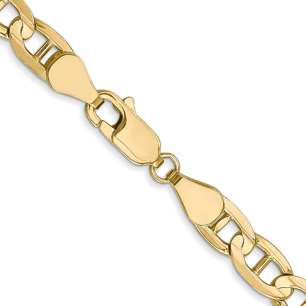 14K 5.25mm Konkav Anker Halskette