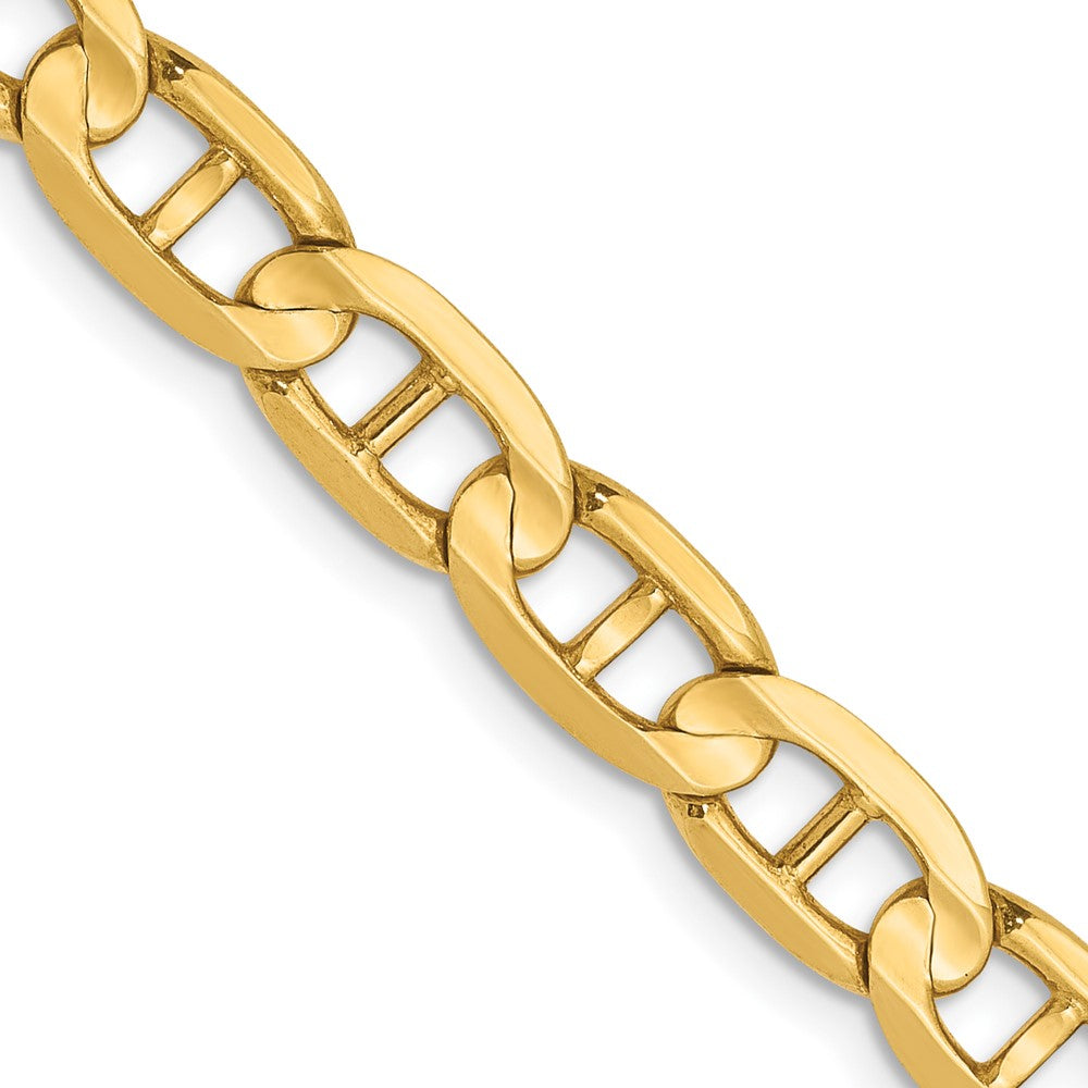 14K 5.25mm Konkav Anker Halskette