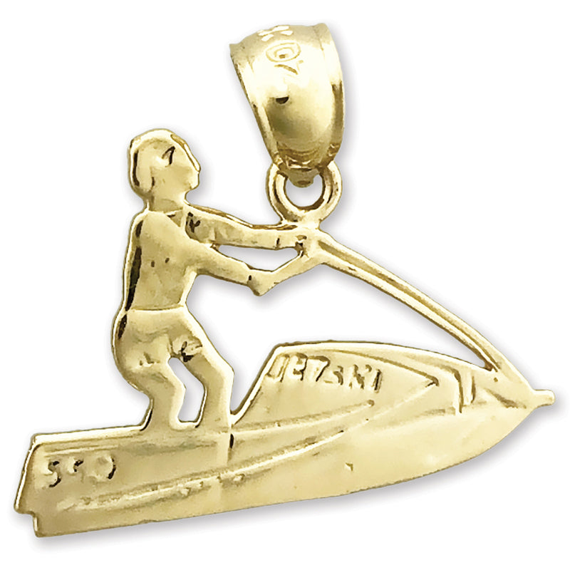 14K Gold Jetski-Charm