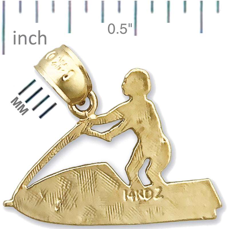 14K Gold Jetski-Charm