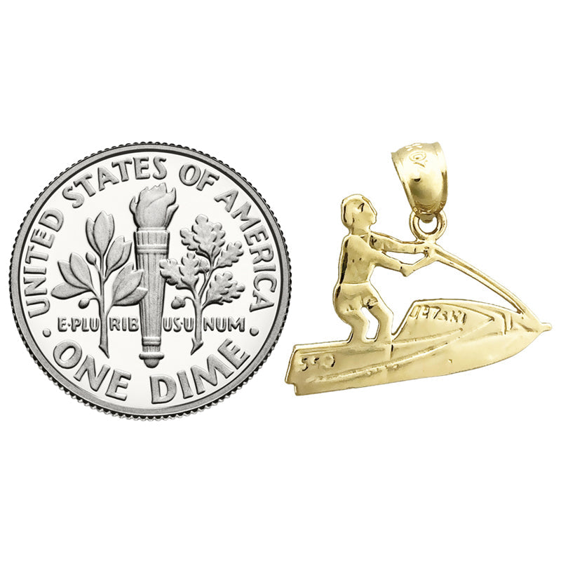 14K Gold Jetski-Charm