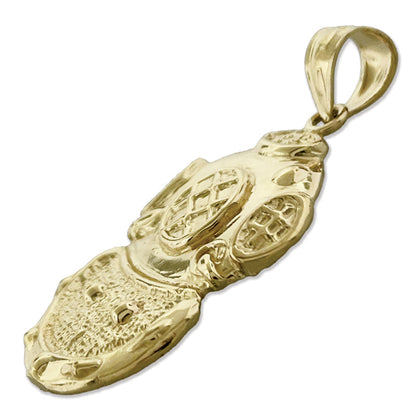 14K Gold Anhänger Tauchhelm