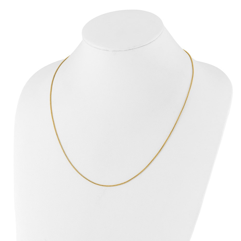 14K Gelbgold Verstellbar 1.35mm Rund Venezianer Halskette