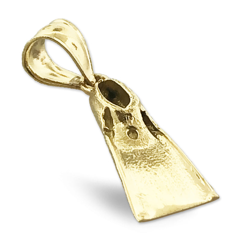 585 Gold Schnorchelflossen-Charm