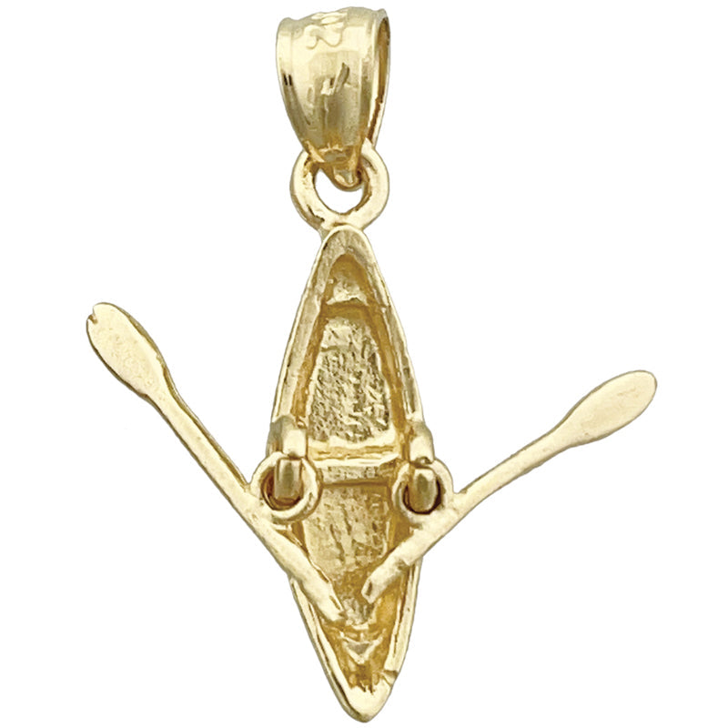 14K Gold 3-D Kanu-Charm