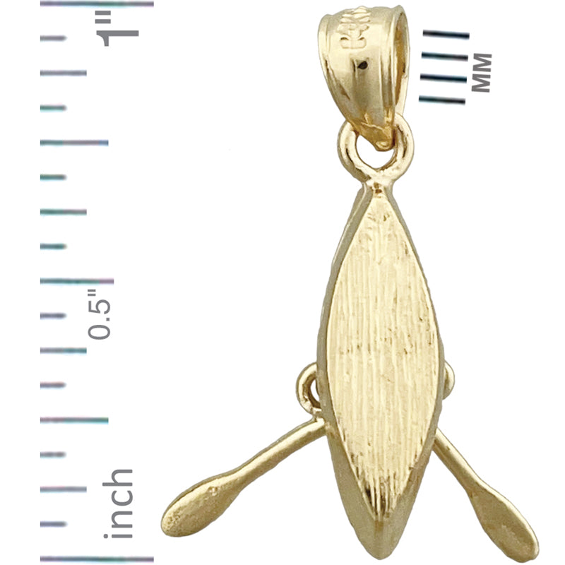 14K Gold 3-D Kanu-Charm