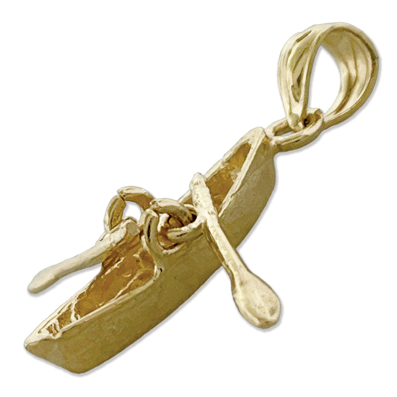 14K Gold 3-D Kanu-Charm