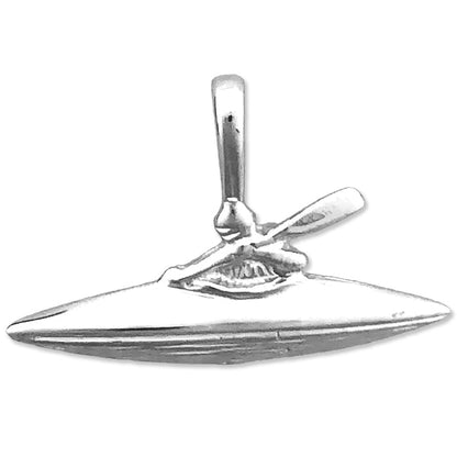 14K Gold Kajak-Charm-Gleitanhänger