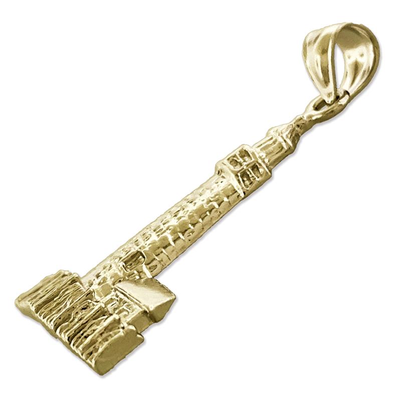Pemaquid Point Leuchtturm-Anhänger aus 14K Gold