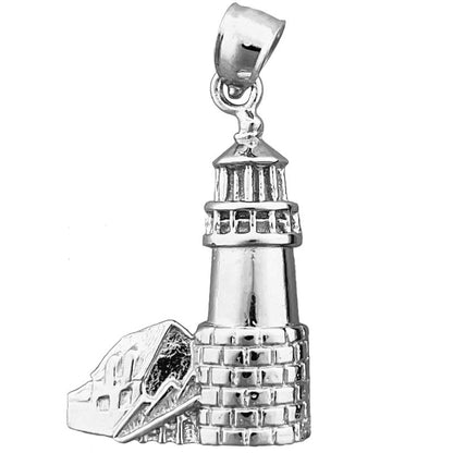 Marshall Point Maine Leuchtturm-Anhänger aus 14K Gold