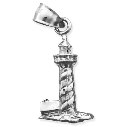 14K Gold 3D-Leuchtturm-Charm