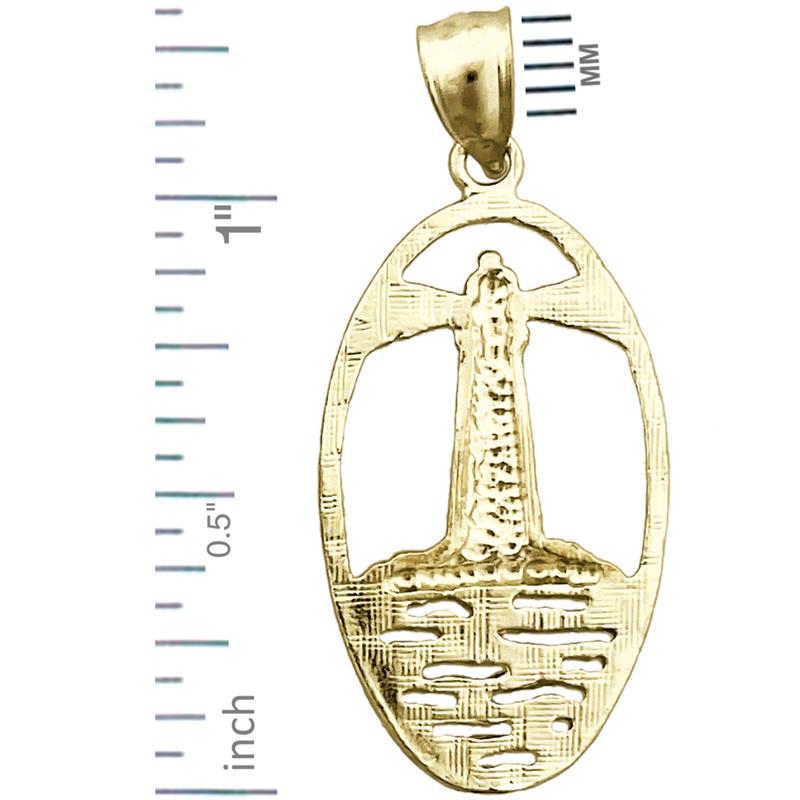 14K Gold Leuchtturm Medallion