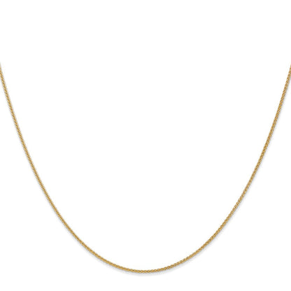 14K 1.0mm Ährenkette Halskette